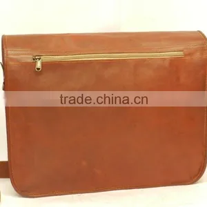Venus Craft India's Vintage Leather Messenger Bag Grained Leather thumbnail-3