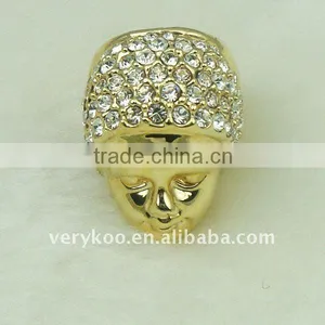 Fashion India Jewelry Finger Ring Rhinestone Rings thumbnail-1