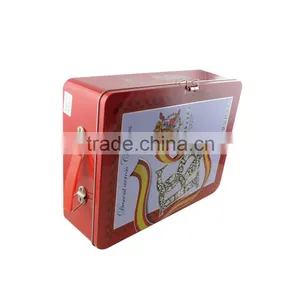 Suitcase Tin Box With Pvc Insert for Food Packaging thumbnail-3