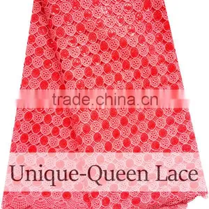 2016 High Quality African Guipure Lace Fabric With Stones /african Cord Laces With Sequins/sequins Guipure Lace thumbnail-2