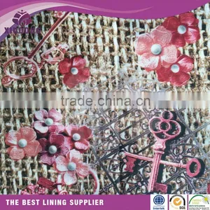 Shaoxing Fabric Printed Polyester Taffeta Liningi Fabric/textile for Clothing/dress/bag thumbnail-4