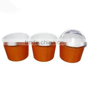 Dessert Paper Cup With Lid thumbnail-1