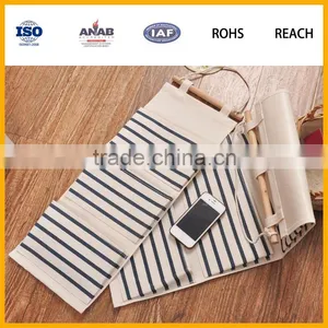 High Quality Low Price 100% Cotton Canvas Hanging Bag Storage Bag Wall Organizer thumbnail-2