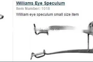 Williams Eye Speculum thumbnail-1