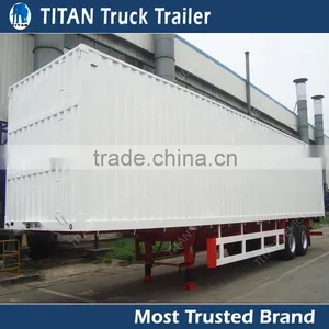 Titan Dry Cargos Transport Box Semi Trailer, Van Type Semi Trailer for Sale thumbnail-1