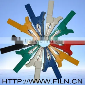 55mm Complete Insulated Copper Crocodile Clip thumbnail-1