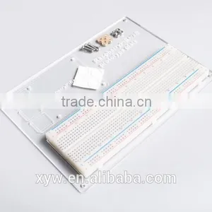 830 Point Breadboard + Mounting Plate Prototype Experiment Plate for Raspberry Pi 3 & Raspberry Pi 2 Model B thumbnail-1