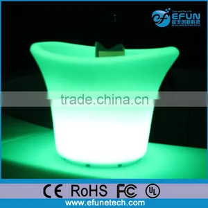 2016 New Products Illuminated Glowing Rgb Colors Decorative Bar and Party Plastic Ice Bucket thumbnail-1