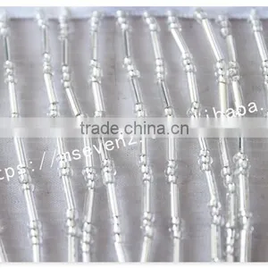 High Quality 9.5cm Width Nylon Handmade Beaded Custom Ribbon Fringes thumbnail-4