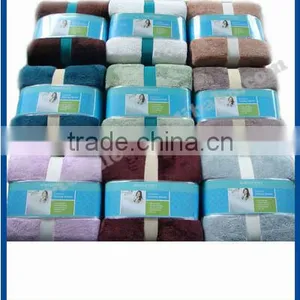 Ultra-soft Solid Coral Fleece Blanket thumbnail-1