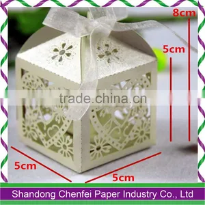 Wholesale Laser Cut Unique Empty Candy Box for Wedding thumbnail-4