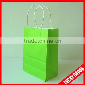 Stand up Kraft Folding Paper Shopping Bag for Garment or Gift thumbnail-6