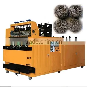 8 Wire 4 Ball Automatic Wire Mesh Scourer Making Machine thumbnail-1