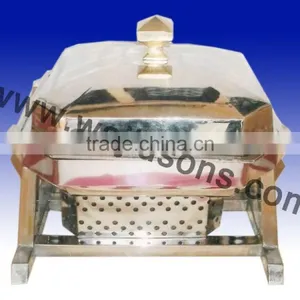 Brass Made Chafing Dish Manufactured by Royal De Wajidsons | Top Quality Chafing Dish | Handmade Chafing Dish thumbnail-5