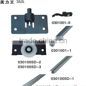 Wood Sliding Wardrobe Door Rollers Fittings for Sliding Closet Door System thumbnail-6