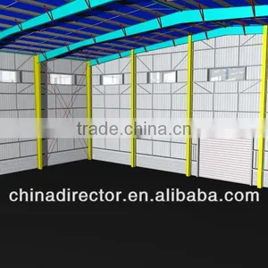 Low Cost Light Steel Frame Prefabricated Sheds Structural Steel Hanger thumbnail-1