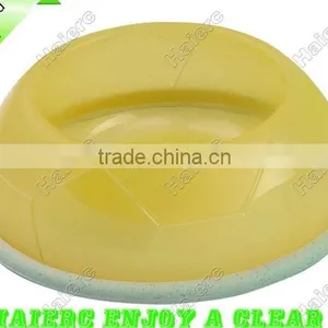 Pearl-lustre Football-shaped Pet Bowl(S) P864-B: thumbnail-1