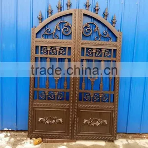 Used Metal Iron Garden Sliding Door Gate Design thumbnail-1