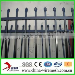 Wrought Iron Welded Picket Mesh Fence thumbnail-1