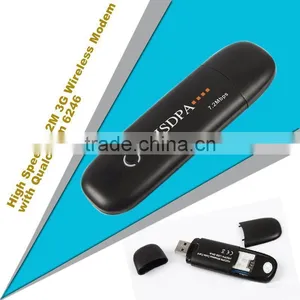 High Speed 7.2m WiFi Router Wireless 3G Modem USB Car Qualcomm 6246/7225 Chipset With EDGE thumbnail-1