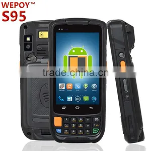 IP65 4G LET Wifi Nfc GPS 1D 2D Barcode Scanner Rugged Android Pda thumbnail-3