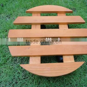 Garden Wooden Plant Caddy/plant Dolly/ Plant Stand/ Flower Pot Stand thumbnail-1