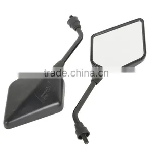 8mm Universal Wing Rear View Mirrors Side Pair For Suzuki Honda Kawasaki Yamaha thumbnail-5