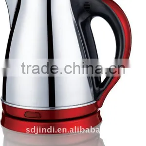 1.2L Red Durable Stainless Steel Electric Kettle thumbnail-1