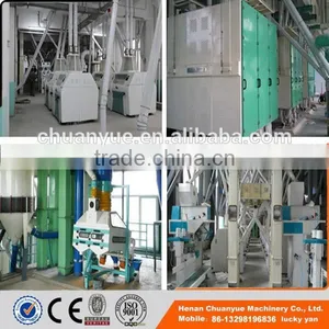 European Standard 100tpd Maize Flour Mill for Maize Grits and Flour thumbnail-1