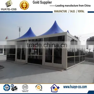 Hot Sale Good Quality High Peak Wedding Tent 6x6m Pagoda for Sale thumbnail-2