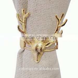 Metal Alloy Stag Curtain Clip ,decorative Curtain Buckle thumbnail-1