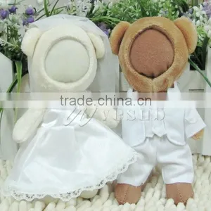 DIY 3D Photo Face Doll Wedding Bears thumbnail-1