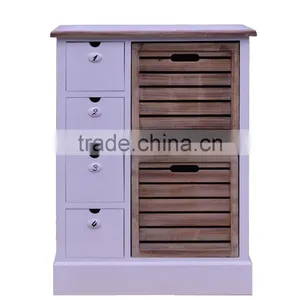 White Modern Wooden Bedroom Furniture Bedside Table Nightstand thumbnail-4