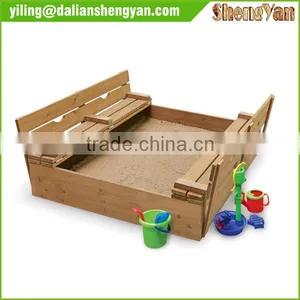 Kids Sandbox , Wooden Sandpit For Children thumbnail-1