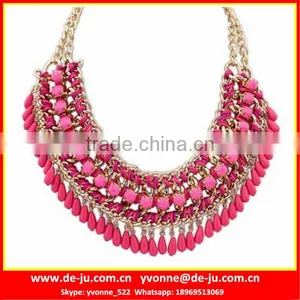 Grape Cluster Round Bead Chain Necklace thumbnail-1