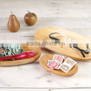 Beautiful and Practical Home Decorative Woden Tray Solid Wood Storage Tray thumbnail-1