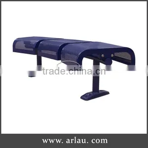 Outdoor Metal Leg Bench Metal Mesh Patio Furniture thumbnail-1