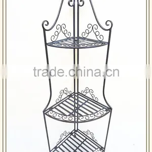 2014 New Design Wrought Iron Bathroom Corner Shelf thumbnail-1