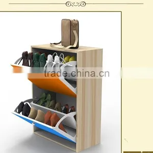 Wholesale Wooden Shoes Cabinet thumbnail-3