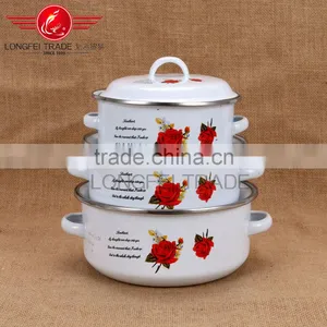 Chinese Hot Sale Cheap Enamel Cast Iron Cookware Set Wholesale thumbnail-1