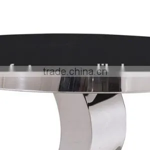 C04 Modern Round Mirror Sofa Side Coffee Table thumbnail-3