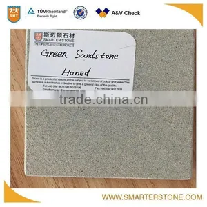 Green Color Honed Finished Indian Sandstone thumbnail-1