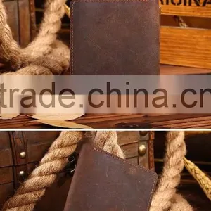 Wholesale New Fashion Full Grain Top Layer Leather Men Wallet With Customized Logo thumbnail-5