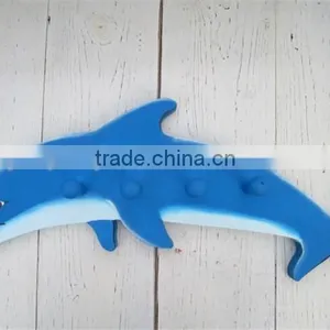 Hot Sell Wooden Dolphin Wooden Peg Rack Hat Rack Made in China thumbnail-1