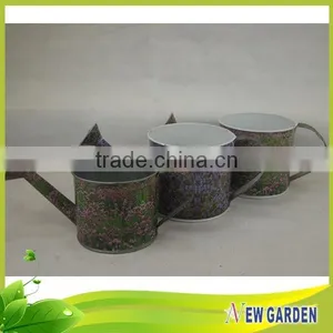 Fashion Round Handicraft Flower Printing Sticker Chinese Flower Pots,Railings Flower Pot thumbnail-4