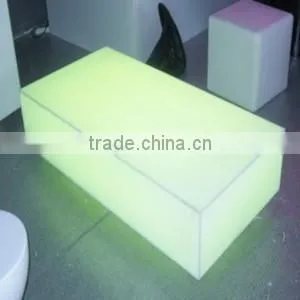 Energy Saving Light Source and Modern Style Furniture LED Glow Table With Rechargeable Battery Operated thumbnail-3