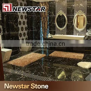 Newstar Black Bathroom Vanity Custom Cut Marble Table Top Vanity With Tops thumbnail-1