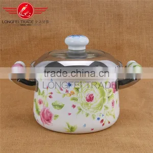 Good Price Enamel / Ceramic Cookware Pot Set/ Soup Pot Stock Pot thumbnail-2
