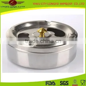 Smoking Accessories Cheap Personalized Indoor Ashtray With Lid thumbnail-1