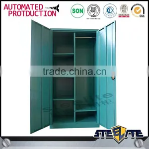 India Bedroom Clothes Storage Cabinet Steel /metal Almirah Designs thumbnail-6